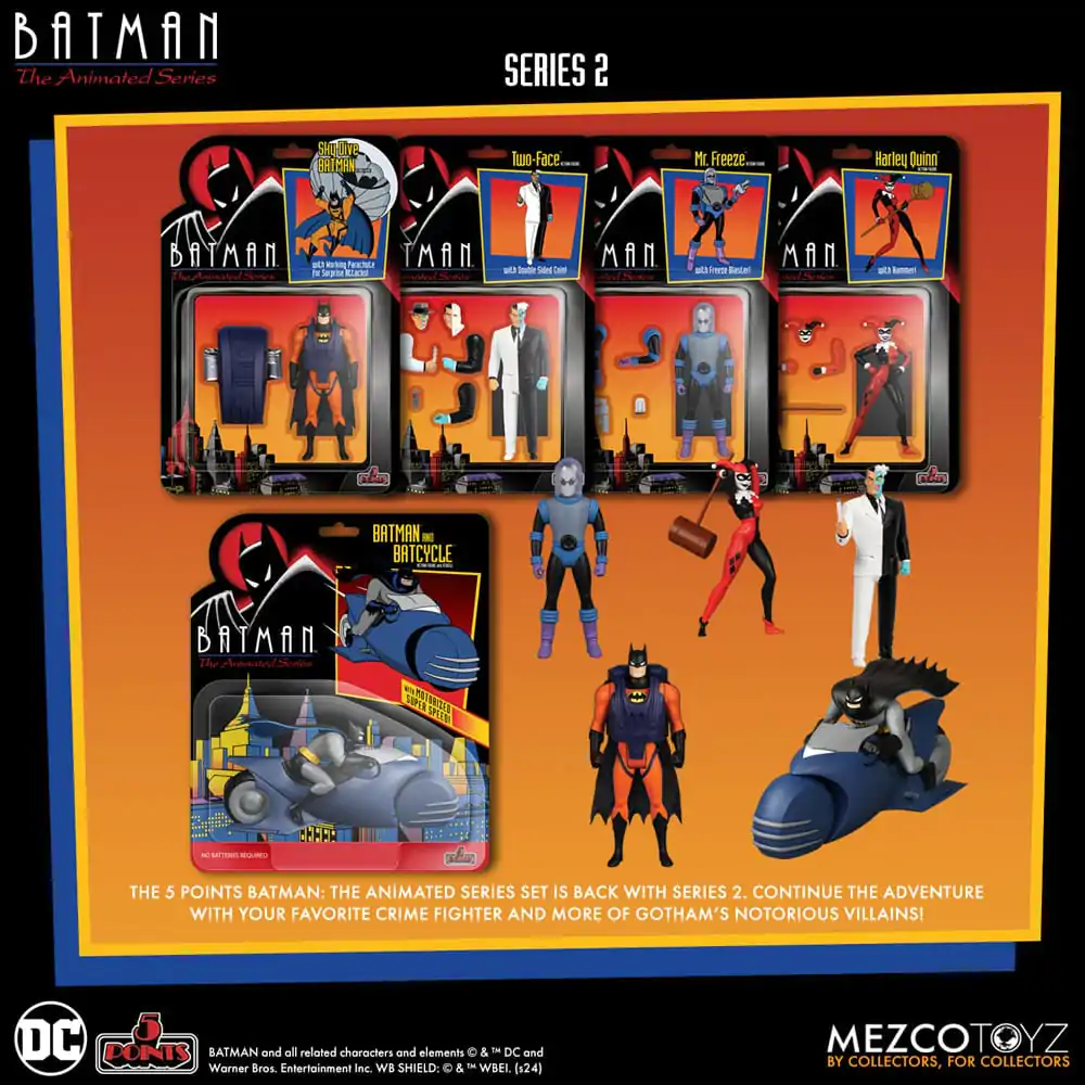 Batman: The Animated Series 2 5 Points Deluxe Box akciófigura csomag 9 cm termékfotó