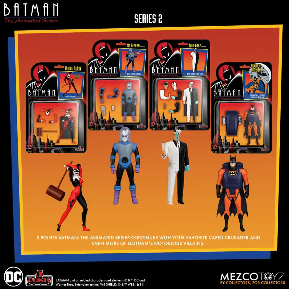 Batman: The Animated Series 2 5 Points Deluxe Box akciófigura csomag 9 cm termékfotó