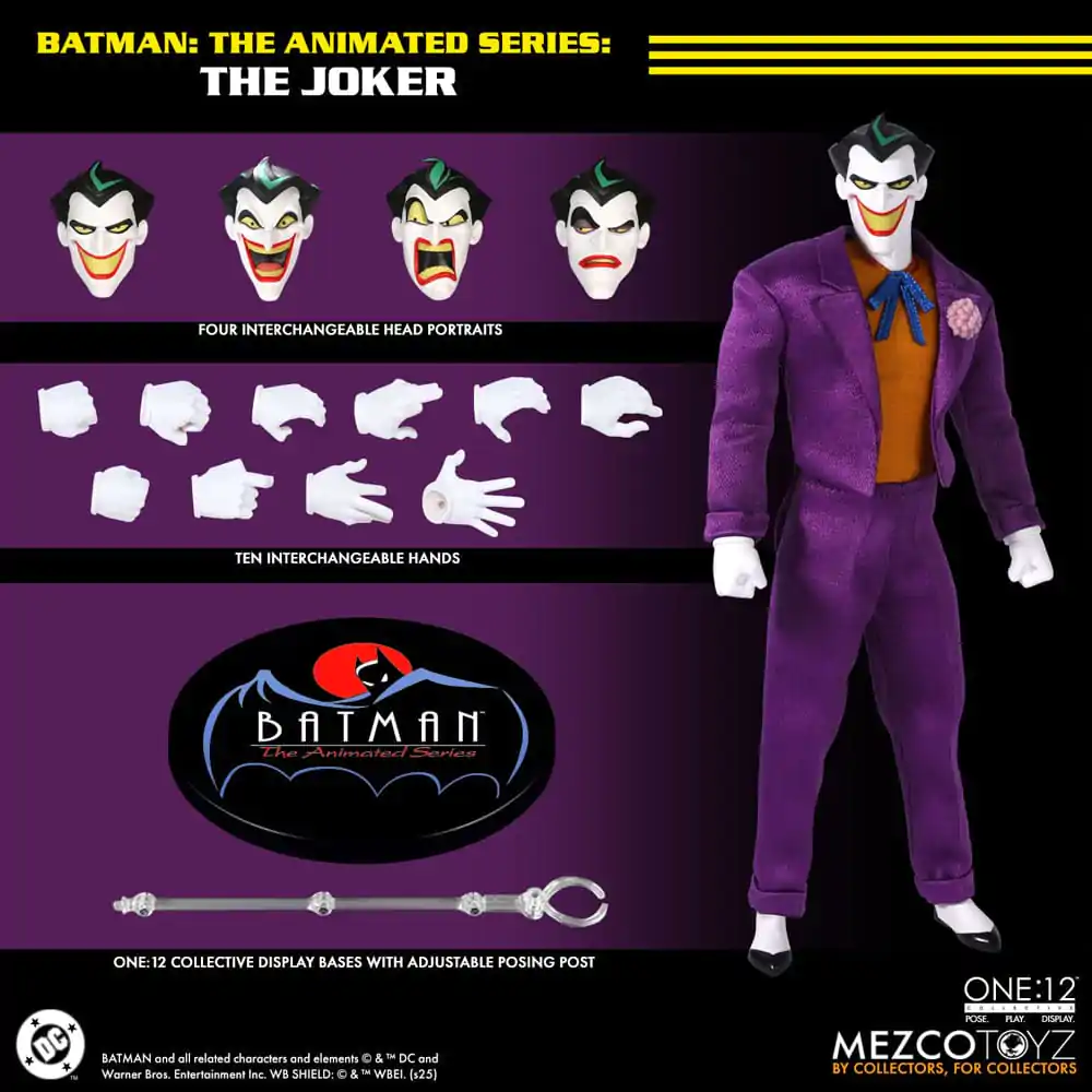 Batman: The Animated Series 1/12 The Joker akciófigura 17 cm termékfotó