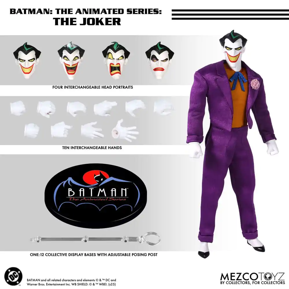 Batman: The Animated Series 1/12 The Joker akciófigura 17 cm termékfotó