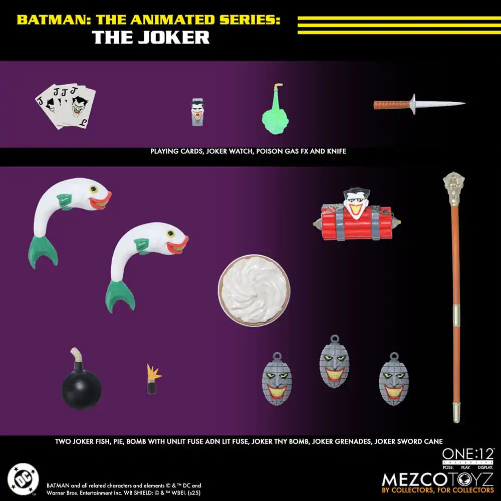 Batman: The Animated Series 1/12 The Joker akciófigura 17 cm termékfotó