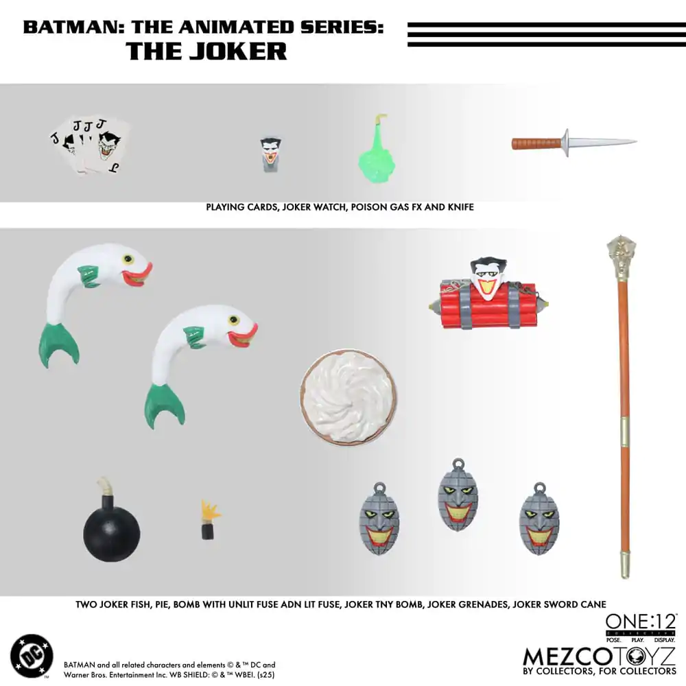 Batman: The Animated Series 1/12 The Joker akciófigura 17 cm termékfotó