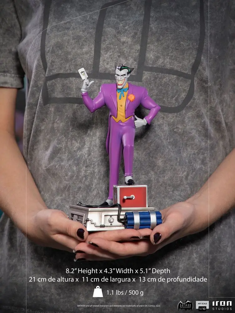 Batman The Animated Series Art Scale 1/10 Joker szobor figura 21 cm termékfotó