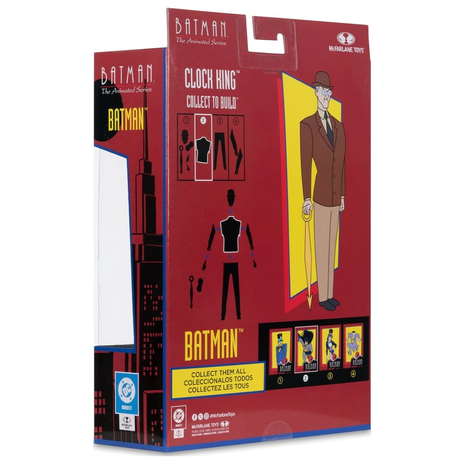 Batman: The Animated Series DC Direct Build-A Batman (Alternate Expressions) akciófigura 15 cm termékfotó