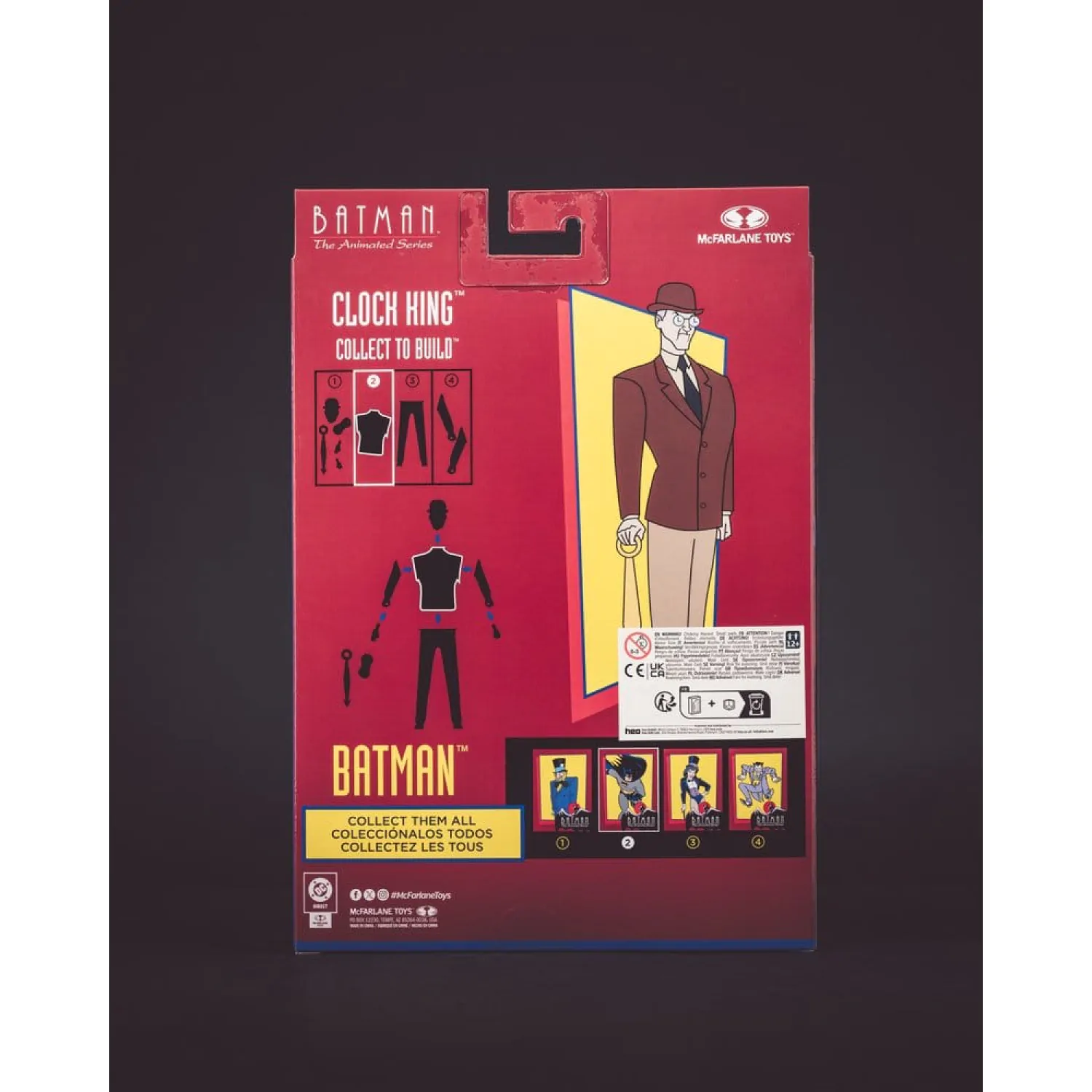 Batman: The Animated Series DC Direct Build-A Wave 7 Batman akciófigura (választható arckifejezések) (Platinum Edition) 15 cm termékfotó