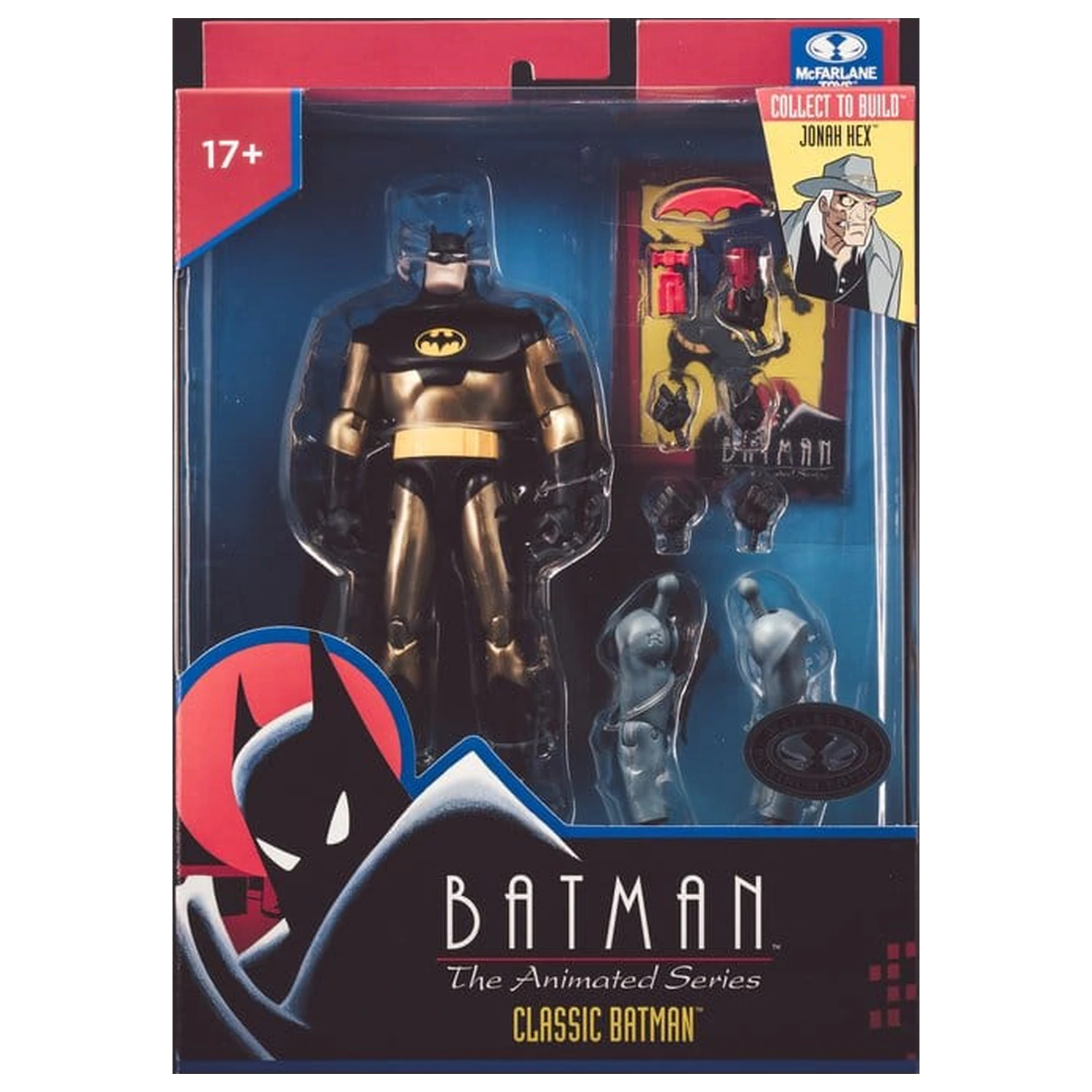 Batman: The Animated Series DC Direct Build-A Akciófigurák 5. hullám Classic Batman (Platinum Edition) 15 cm termékfotó