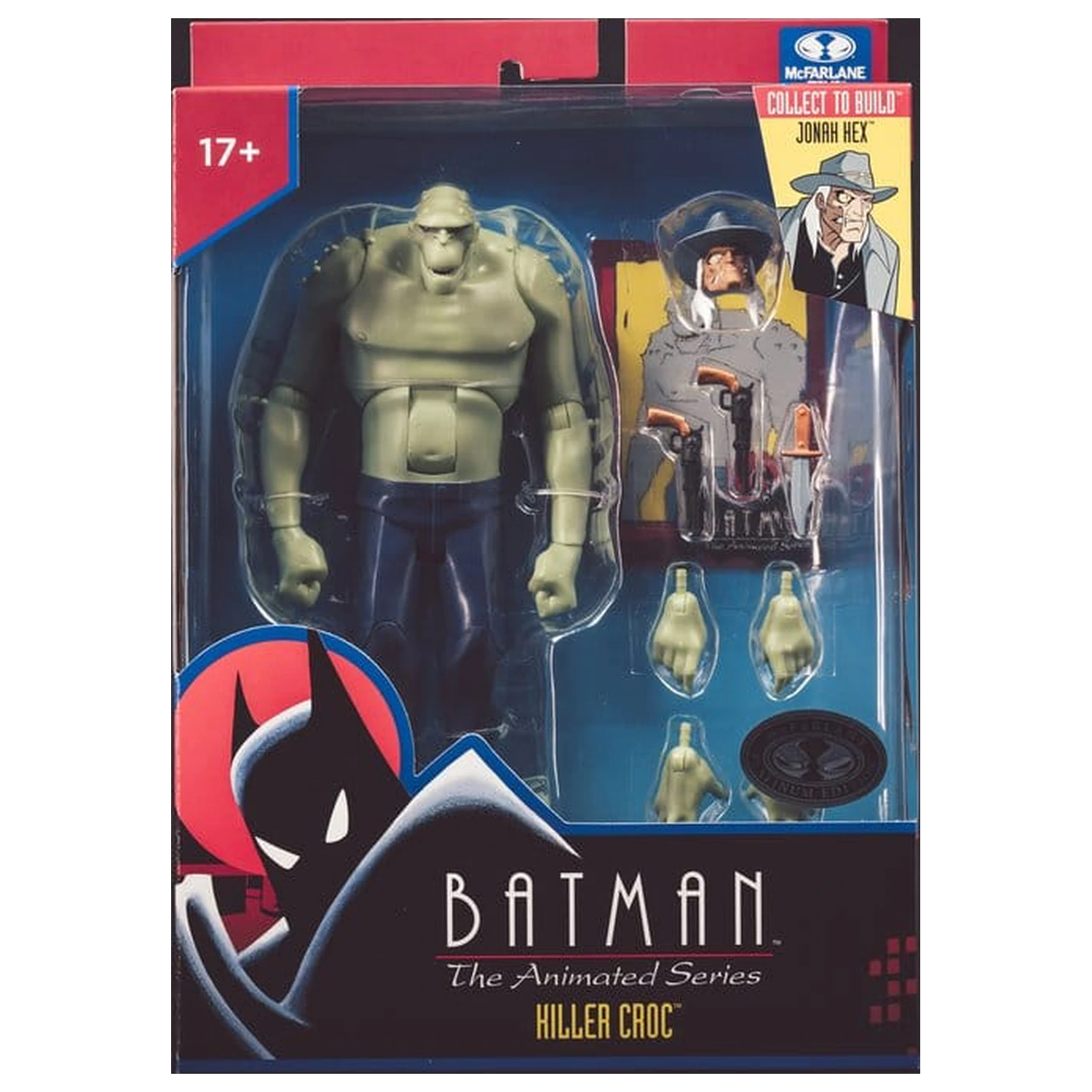 Batman: The Animated Series DC Direct Build-A Wave 5 Killer Croc (Platinum Edition) akciófigura 15 cm termékfotó