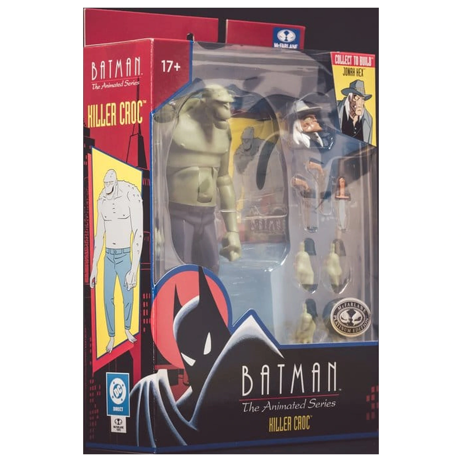 Batman: The Animated Series DC Direct Build-A Wave 5 Killer Croc (Platinum Edition) akciófigura 15 cm termékfotó