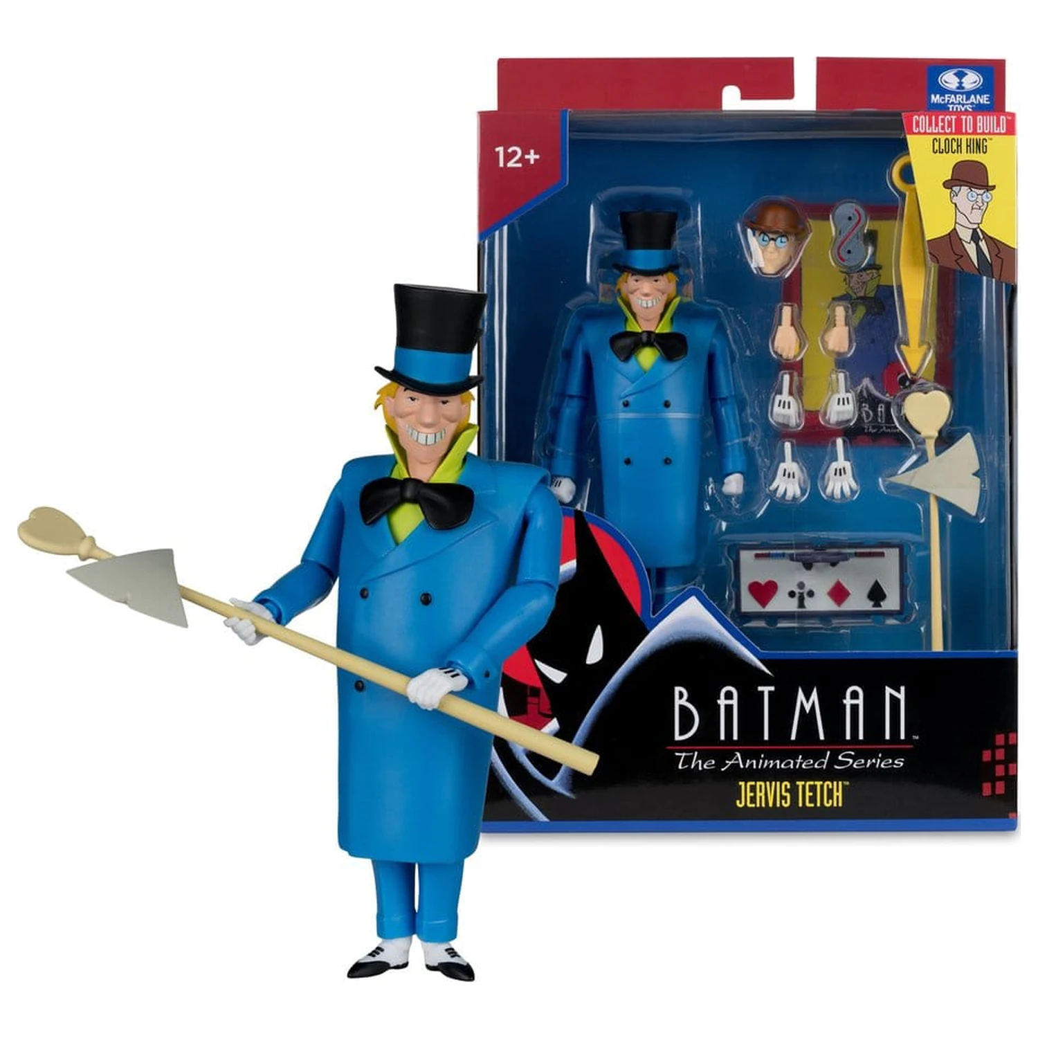 Batman: The Animated Series DC Direct Build-A Wave 7 Jervis Tetch (Mad Hatter) akciófigura 15 cm termékfotó
