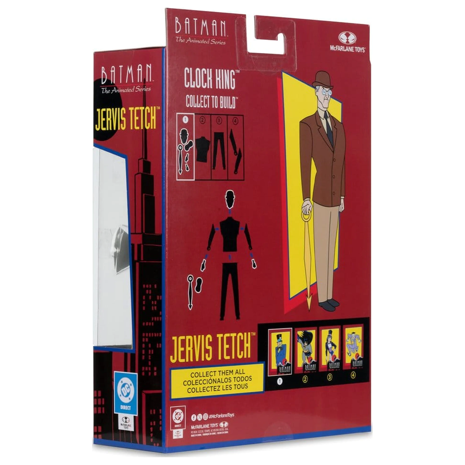 Batman: The Animated Series DC Direct Build-A Wave 7 Jervis Tetch (Mad Hatter) akciófigura 15 cm termékfotó