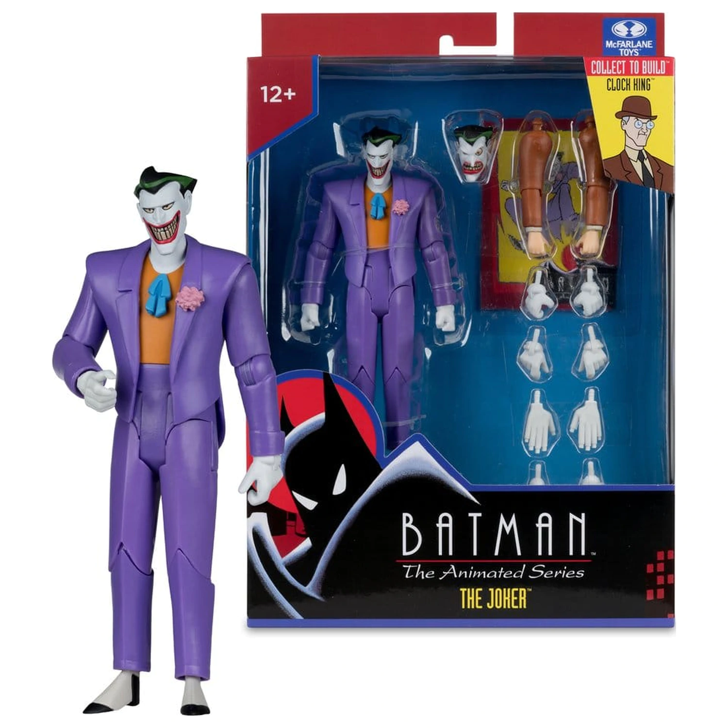 Batman: The Animated Series DC Direct Build-A Wave 7 Joker akciófigura 15 cm termékfotó