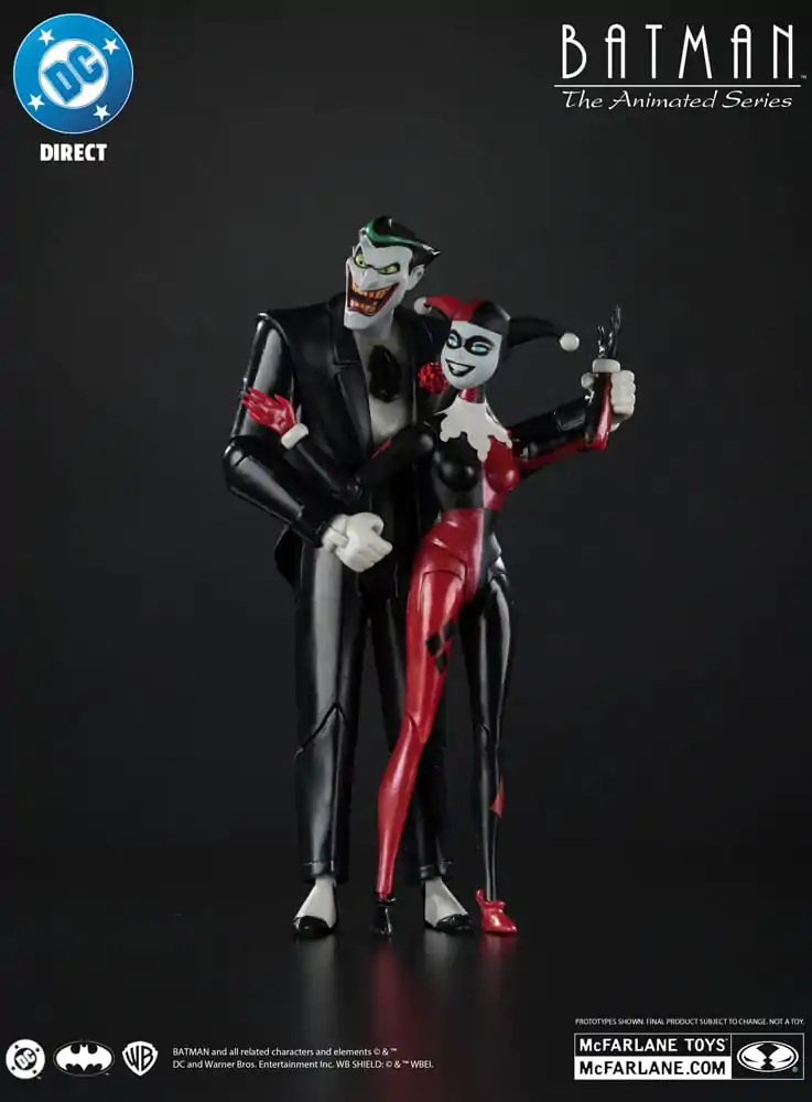 Batman: The Animated Series DC Direct Harley Quinn & The Joker (Mad Love) (Gold Label) akciófigurák 18 cm termékfotó