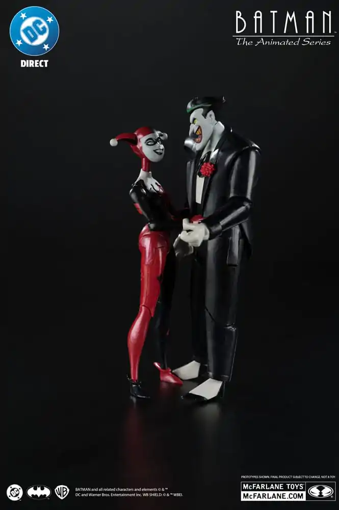 Batman: The Animated Series DC Direct Harley Quinn & The Joker (Mad Love) (Gold Label) akciófigurák 18 cm termékfotó
