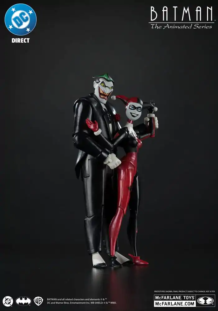 Batman: The Animated Series DC Direct Harley Quinn & The Joker (Mad Love) (Gold Label) akciófigurák 18 cm termékfotó