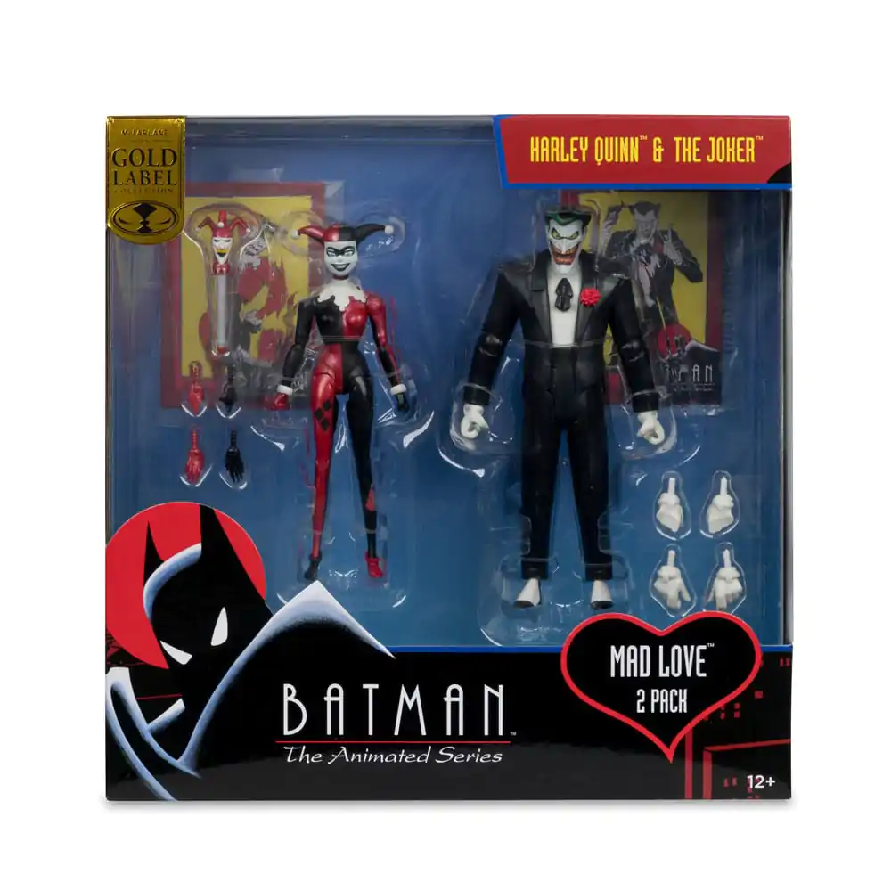 Batman: The Animated Series DC Direct Harley Quinn & The Joker (Mad Love) (Gold Label) akciófigurák 18 cm termékfotó