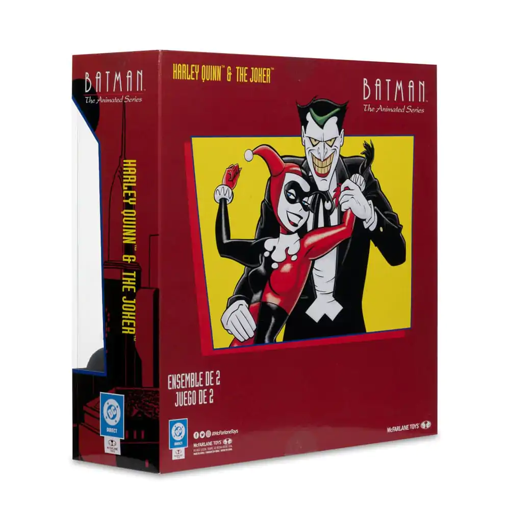 Batman: The Animated Series DC Direct Harley Quinn & The Joker (Mad Love) (Gold Label) akciófigurák 18 cm termékfotó