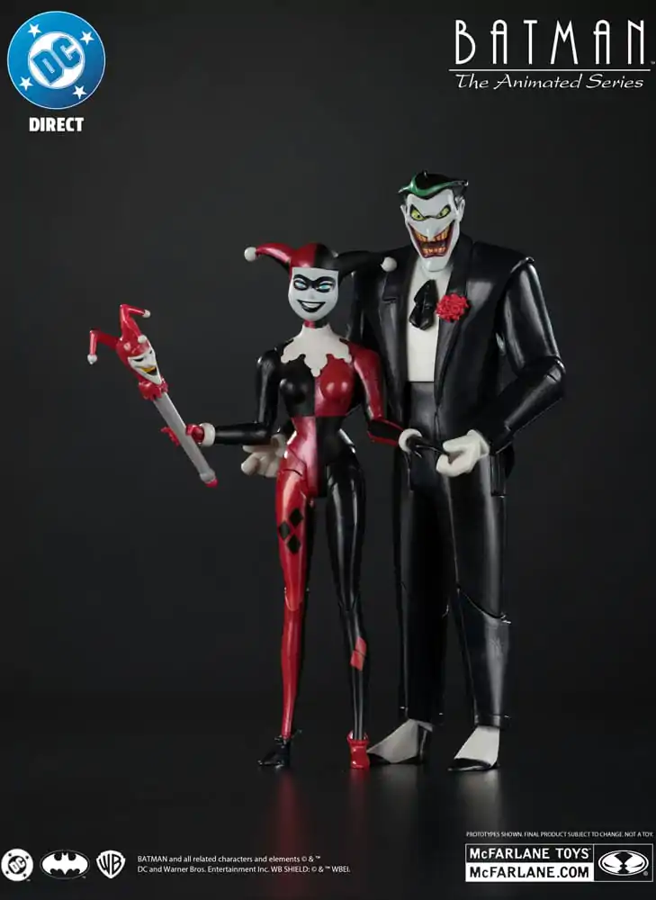 Batman: The Animated Series DC Direct Harley Quinn & The Joker (Mad Love) (Gold Label) akciófigurák 18 cm termékfotó