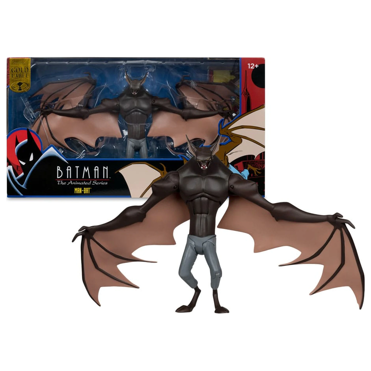 Batman: The Animated Series DC Direct Man-Bat (Detective Comics #400) (Gold Label) akciófigura 15 cm termékfotó