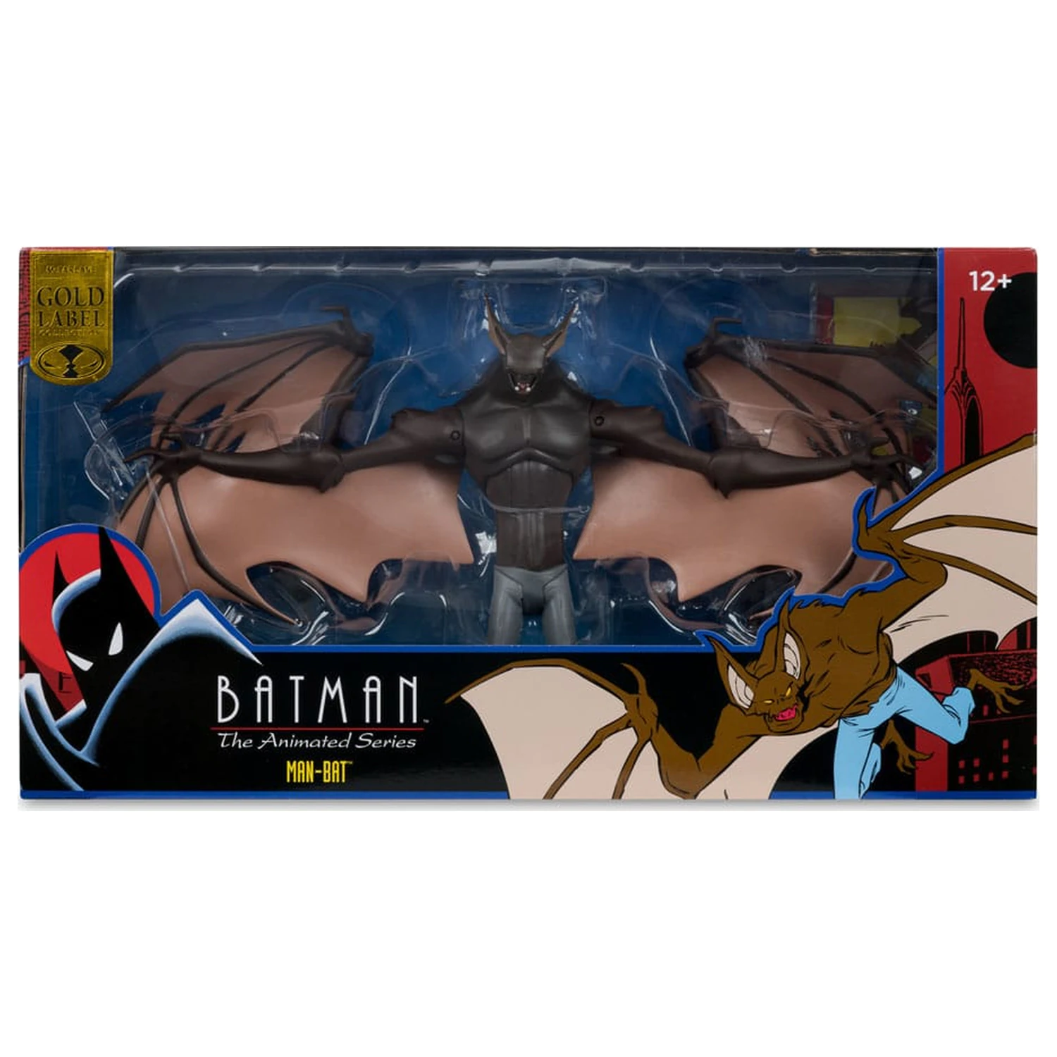 Batman: The Animated Series DC Direct Man-Bat (Detective Comics #400) (Gold Label) akciófigura 15 cm termékfotó