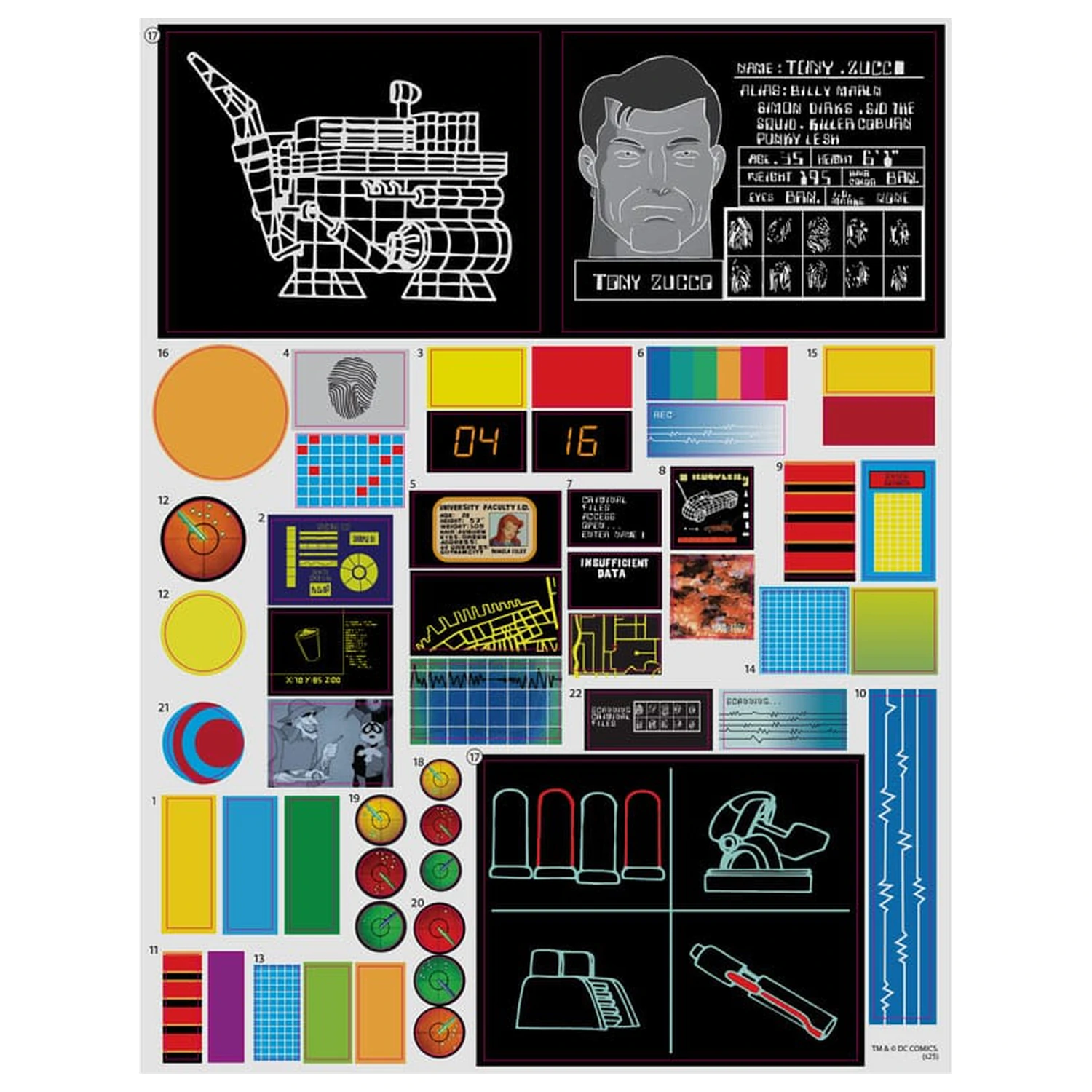 Batman: The Animated Series DC Direct The Batcave játékkészlet  termékfotó