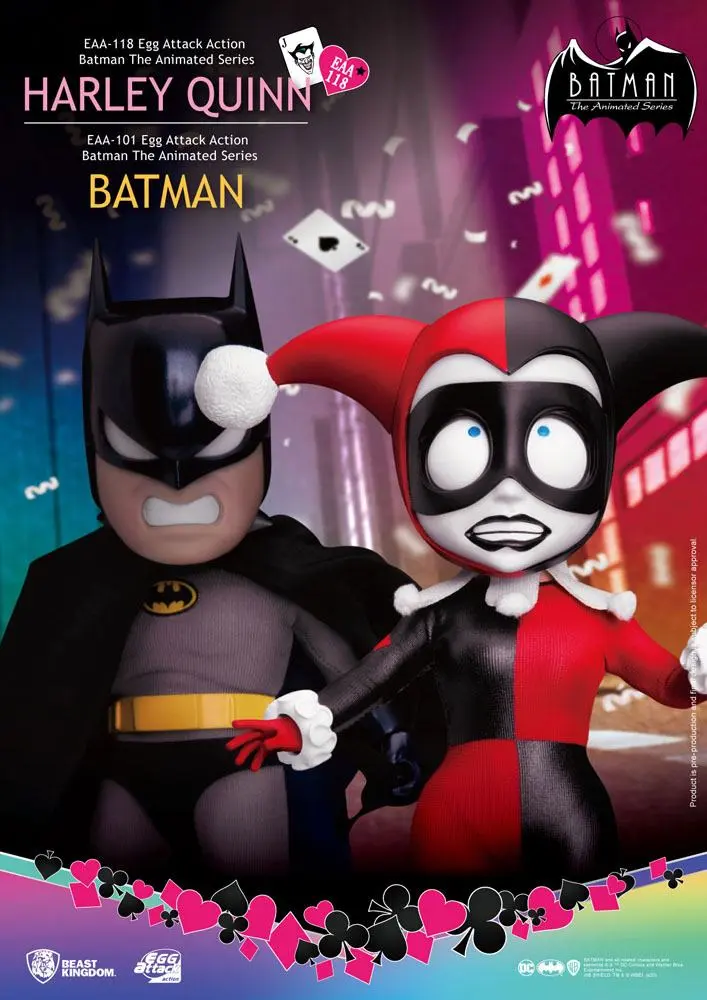 Batman The Animated Series Egg Attack Action Harley Quinn akciófigura 17 cm termékfotó