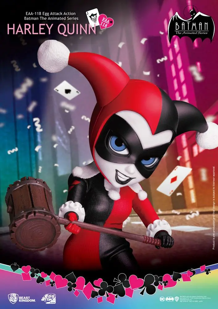 Batman The Animated Series Egg Attack Action Harley Quinn akciófigura 17 cm termékfotó