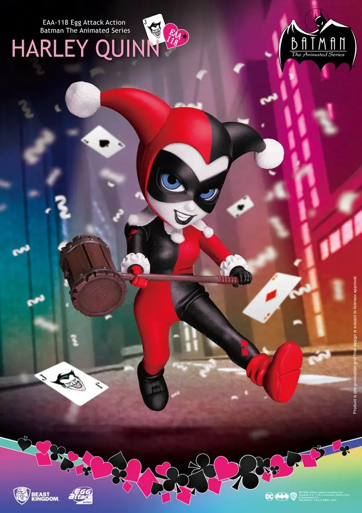 Batman The Animated Series Egg Attack Action Harley Quinn akciófigura 17 cm termékfotó