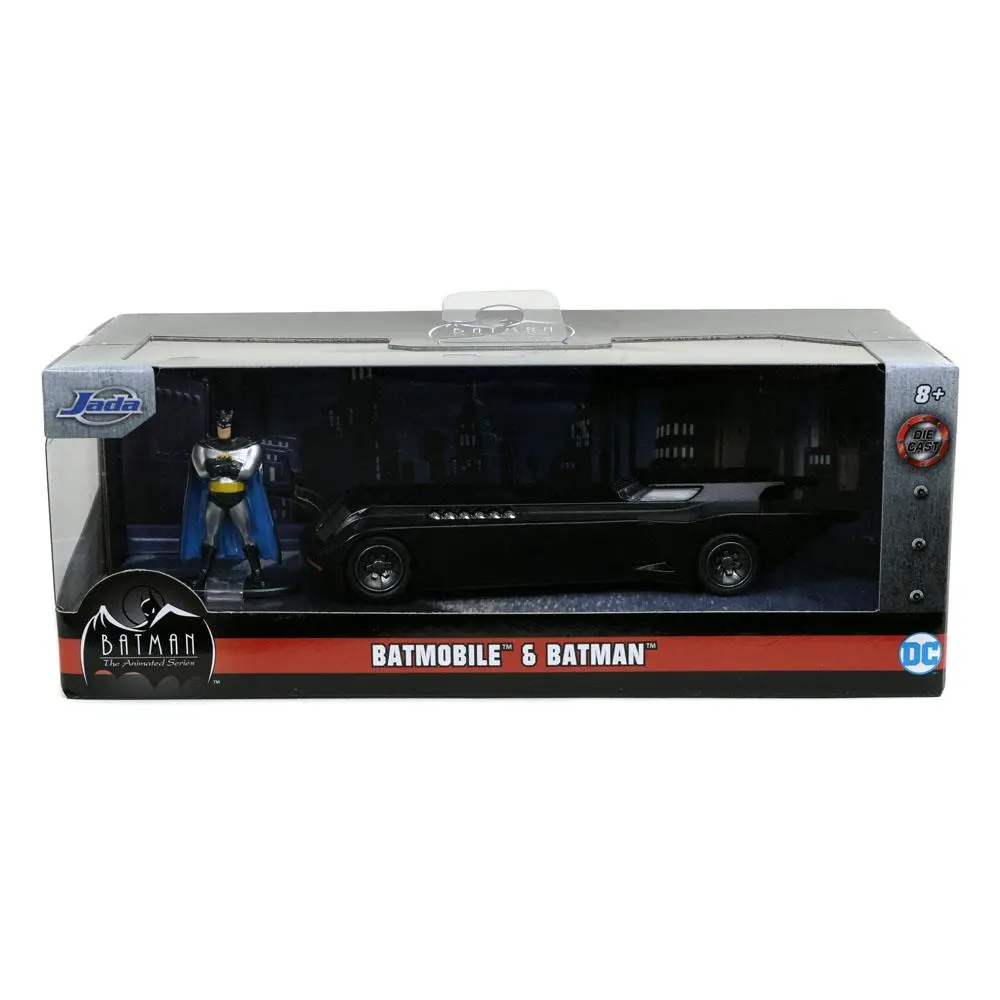 Batman The Animated Series Hollywood Rides Diecast Model 1/32 Batmobile és figura termékfotó