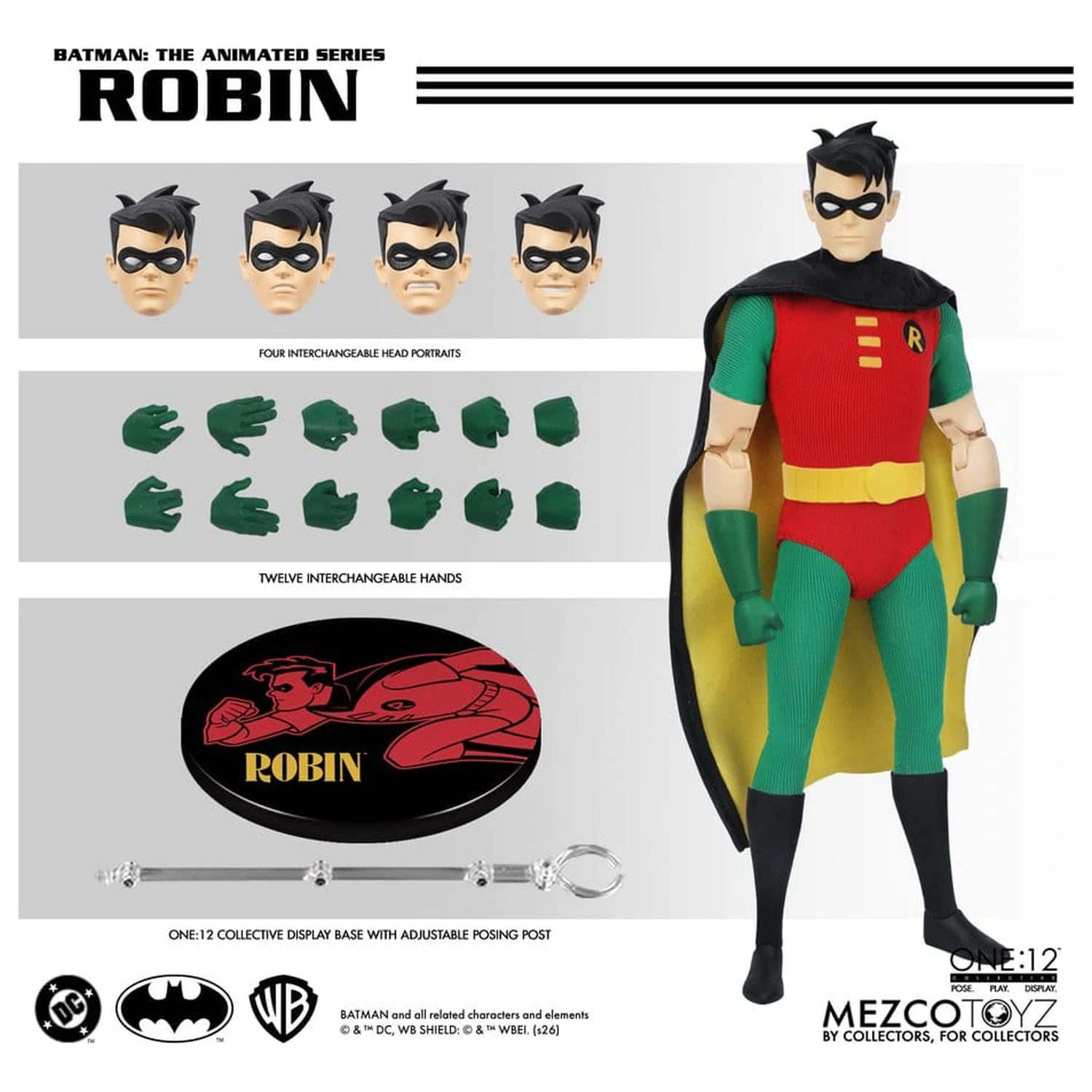Batman: The Animated Series One:12 Collective 1/12 Robin akciófigura 17 cm termékfotó