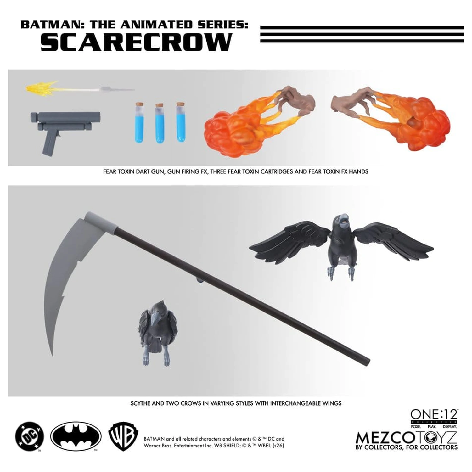 Batman: The Animated Series One:12 Collective Scarecrow akciófigura 17 cm termékfotó
