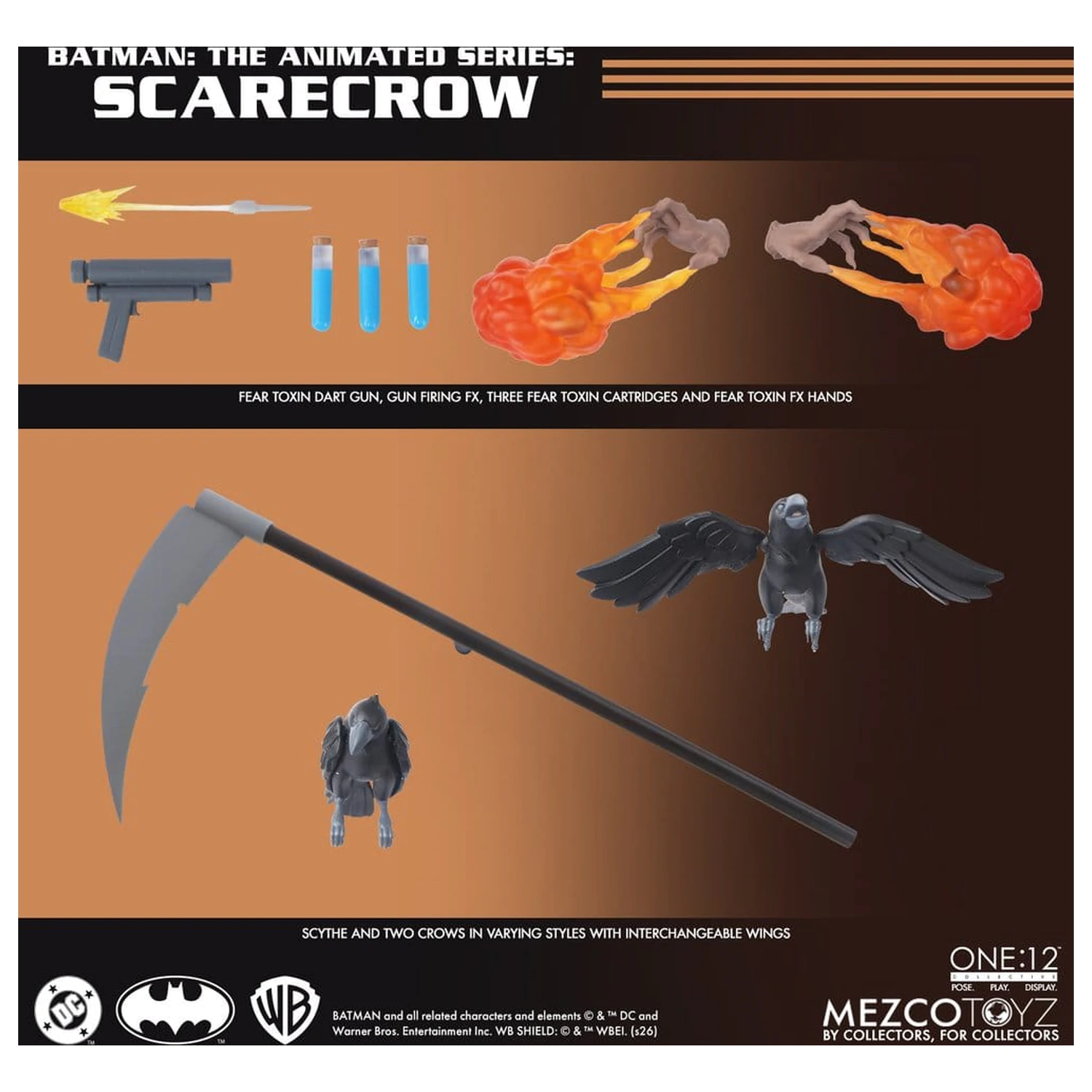 Batman: The Animated Series One:12 Collective Scarecrow akciófigura 17 cm termékfotó
