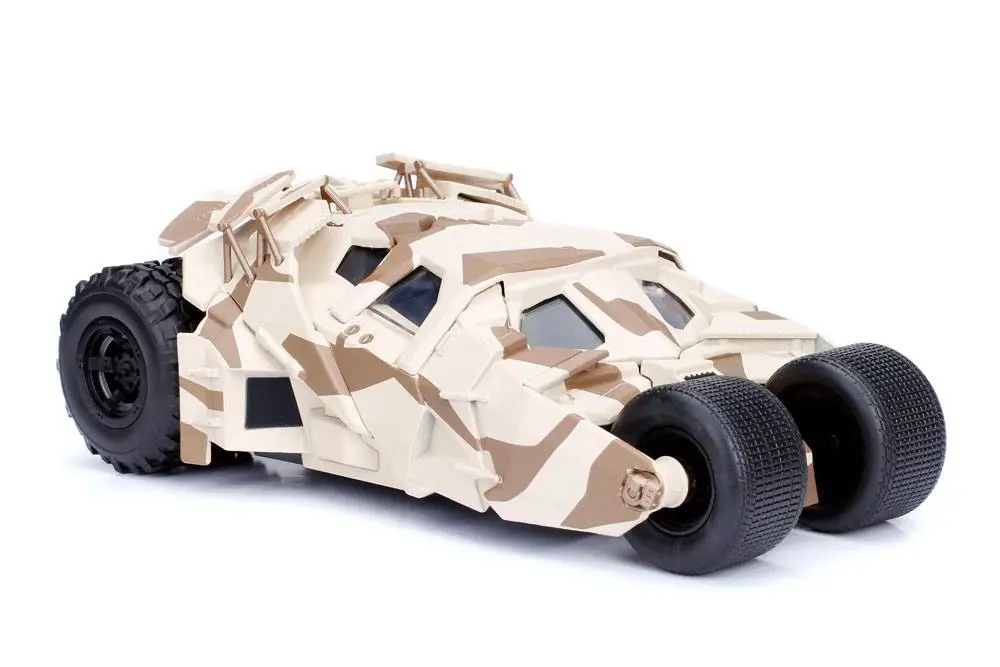 Batman The Dark Knight Diecast Model 1/24 2008 Batmobile Camo és figura termékfotó