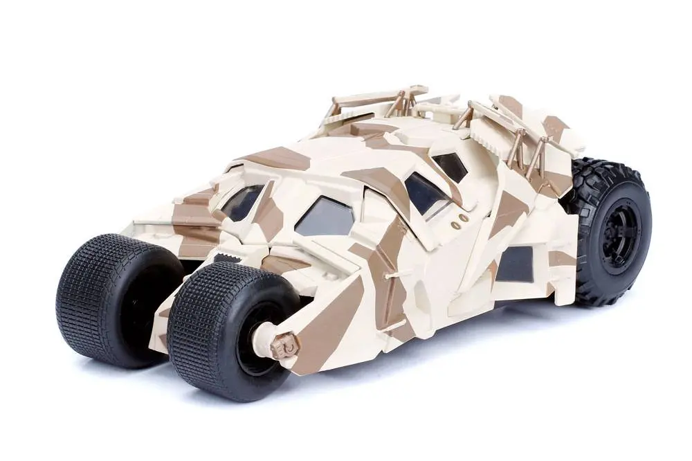 Batman The Dark Knight Diecast Model 1/24 2008 Batmobile Camo és figura termékfotó