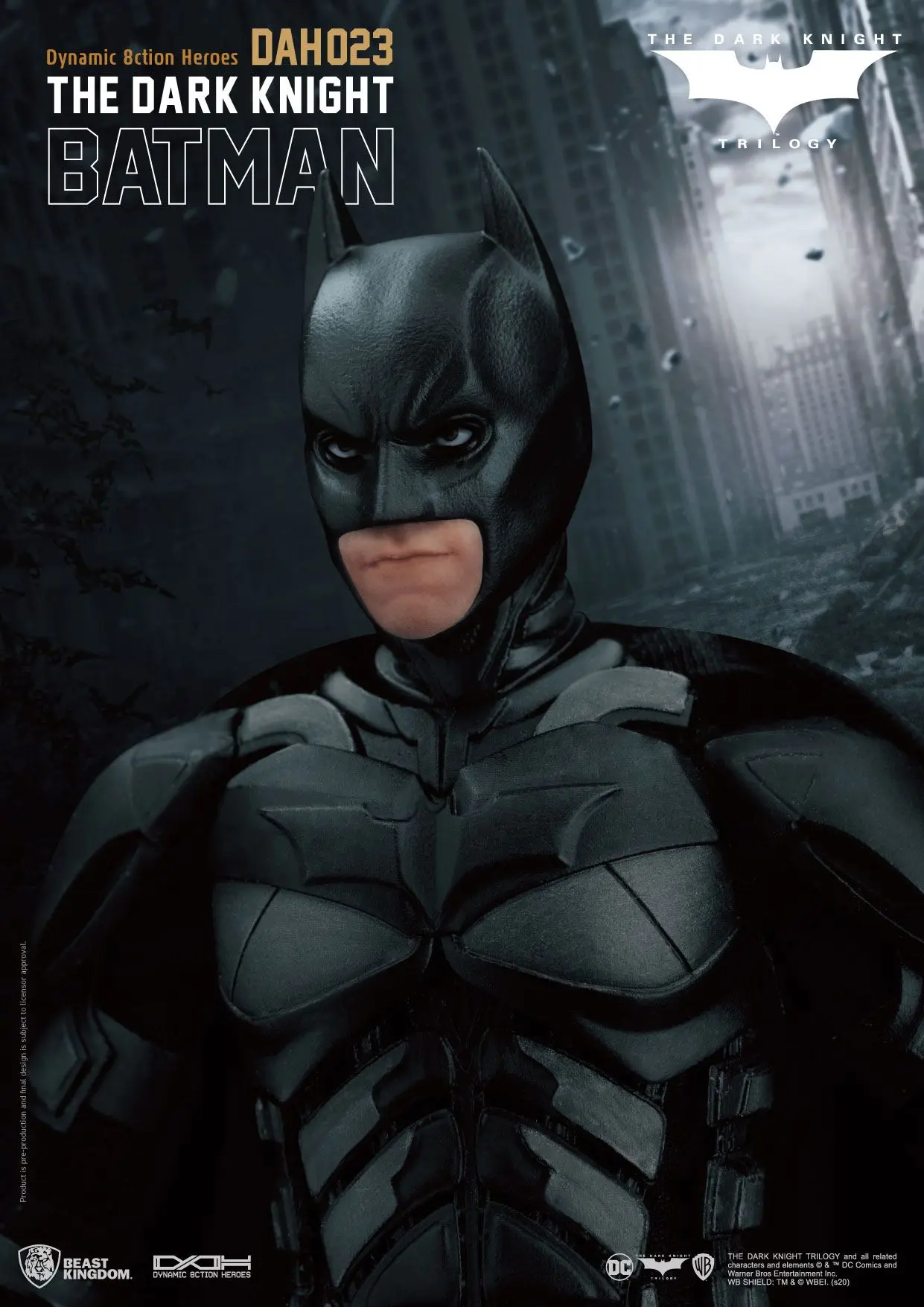 Batman The Dark Knight Dynamic 8ction Heroes 1/9 Batman akciófigura 21 cm termékfotó