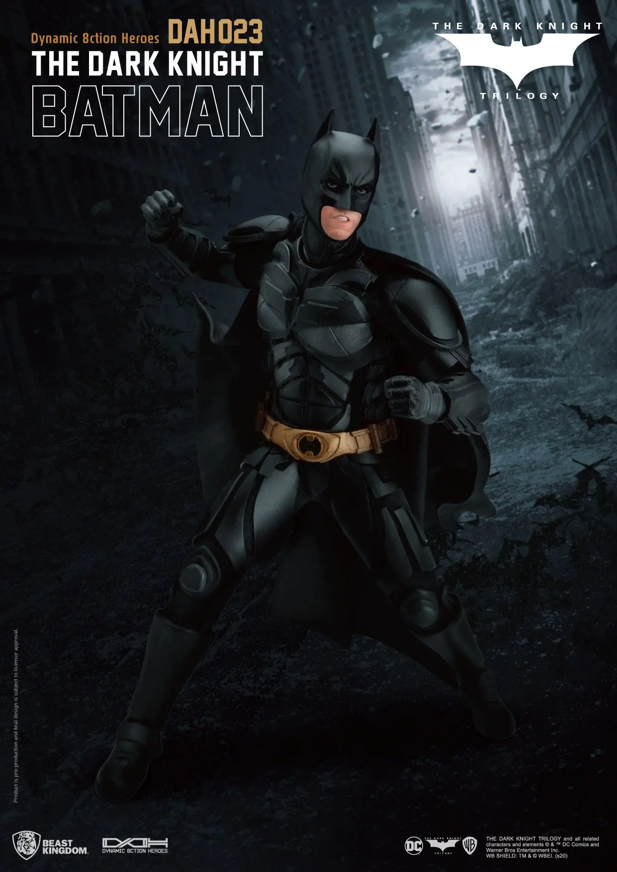Batman The Dark Knight Dynamic 8ction Heroes 1/9 Batman akciófigura 21 cm termékfotó