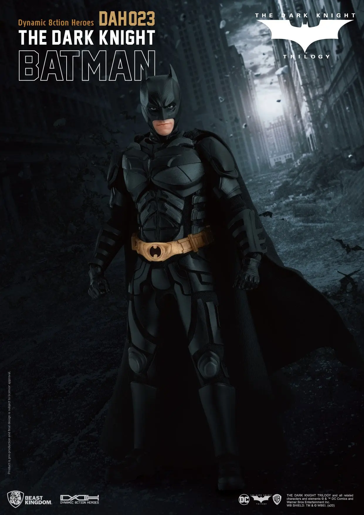 Batman The Dark Knight Dynamic 8ction Heroes 1/9 Batman akciófigura 21 cm termékfotó