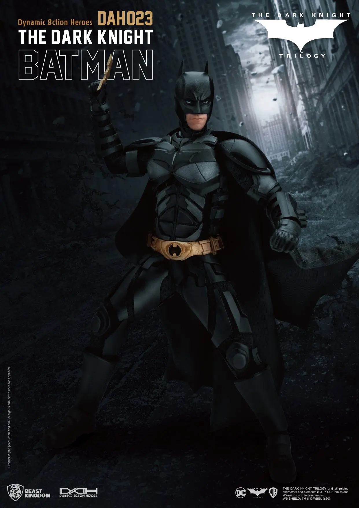 Batman The Dark Knight Dynamic 8ction Heroes 1/9 Batman akciófigura 21 cm termékfotó