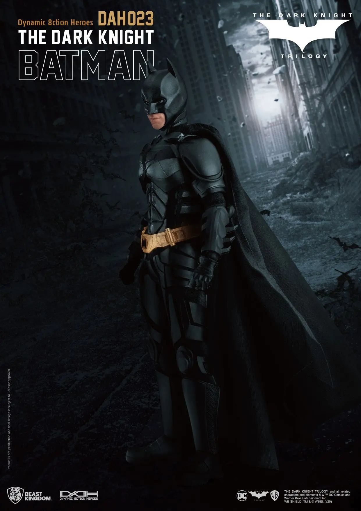Batman The Dark Knight Dynamic 8ction Heroes 1/9 Batman akciófigura 21 cm termékfotó