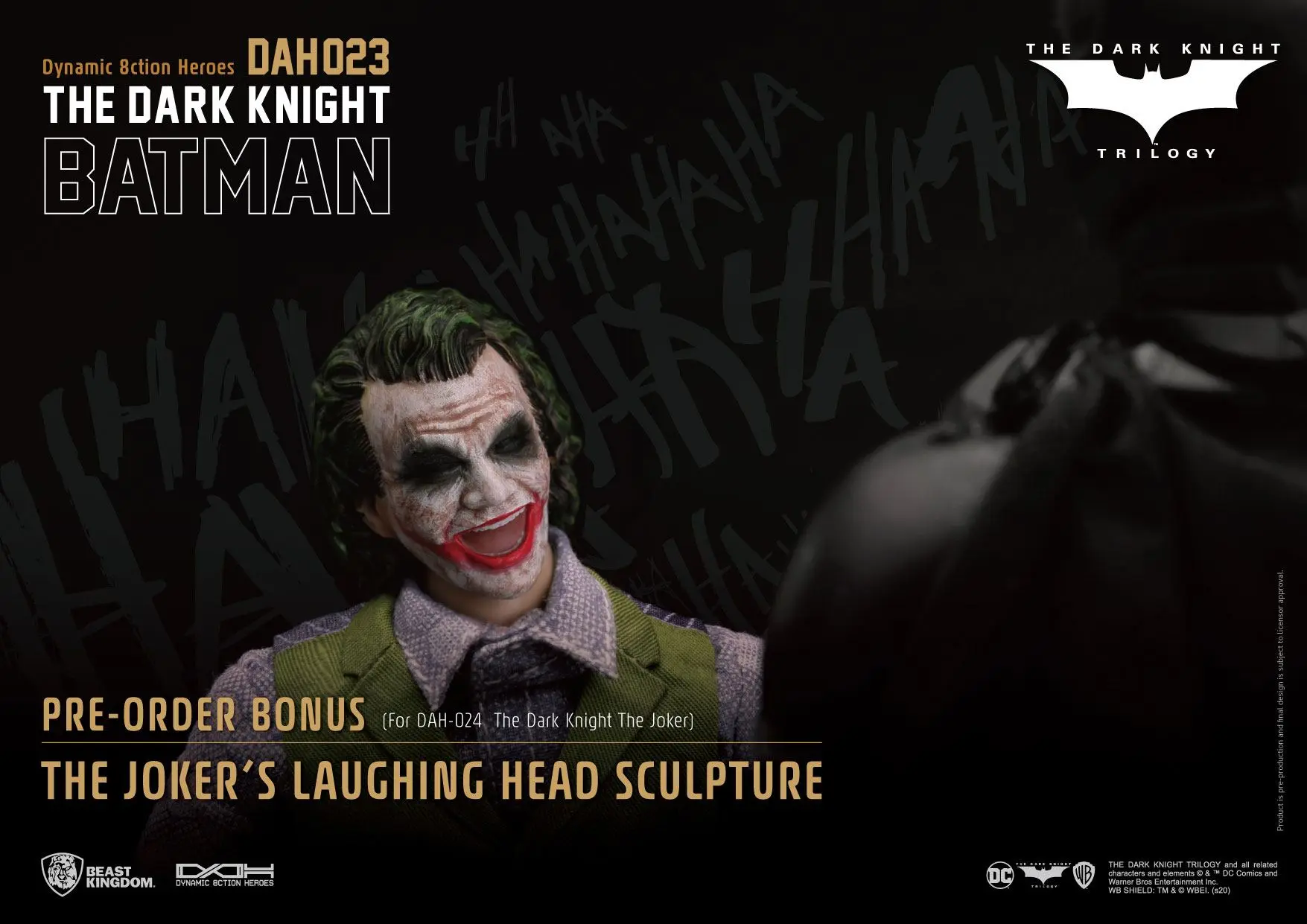 Batman The Dark Knight Dynamic 8ction Heroes 1/9 Batman akciófigura 21 cm termékfotó