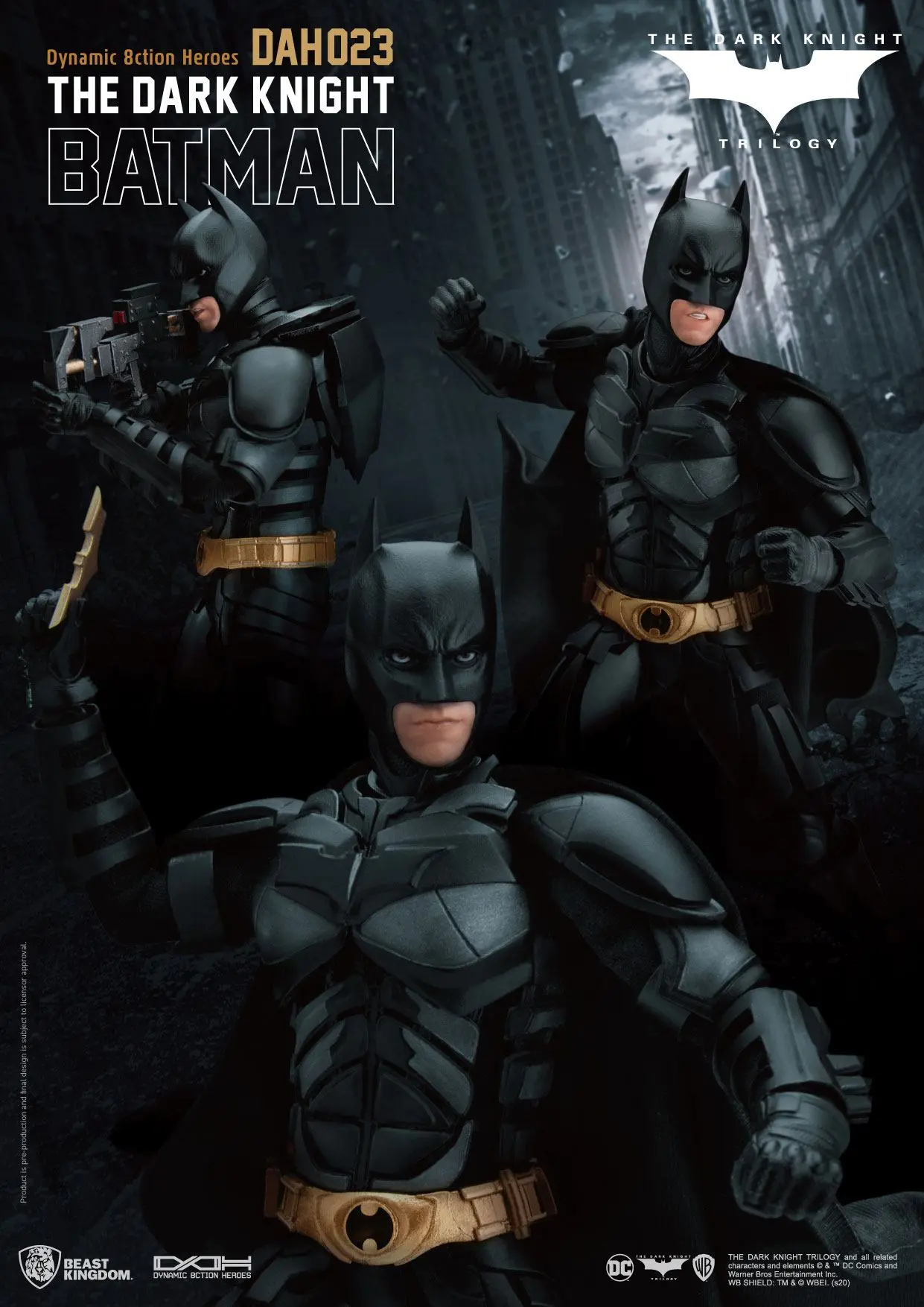 Batman The Dark Knight Dynamic 8ction Heroes 1/9 Batman akciófigura 21 cm termékfotó