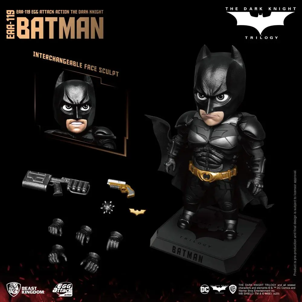 Batman The Dark Knight Egg Attack Action Batman Deluxe Version akciófigura 17 cm termékfotó