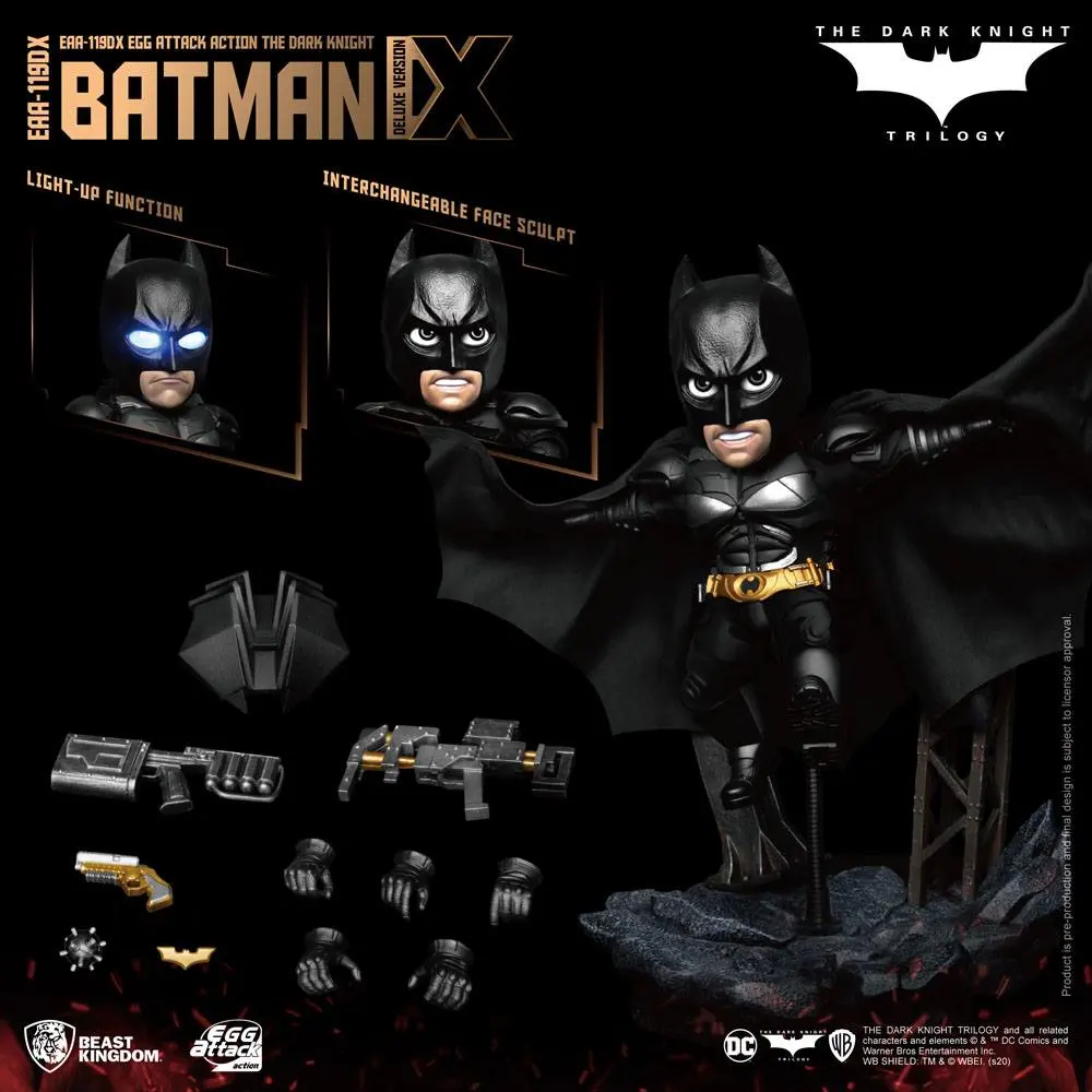 Batman The Dark Knight Egg Attack Action Batman Deluxe Version akciófigura 17 cm termékfotó