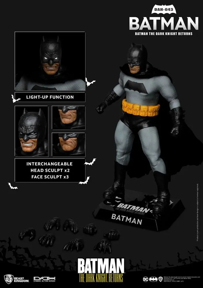 Batman The Dark Knight Return Dynamic 8ction Heroes 1/9 Batman akciófigura 21 cm termékfotó