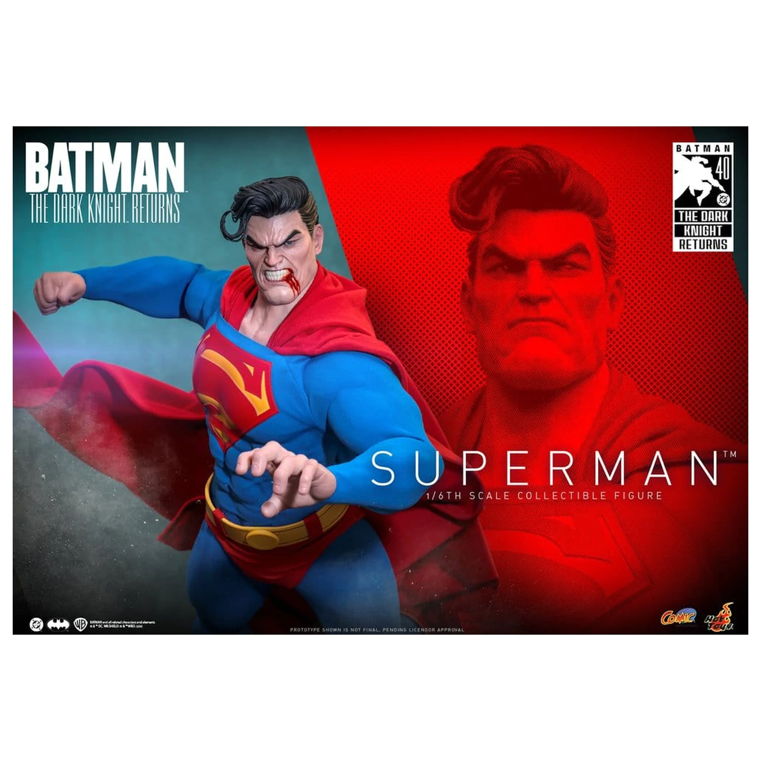 Batman: The Dark Knight Returns Comic Masterpiece akciófigura 1/6 Superman 34 cm termékfotó
