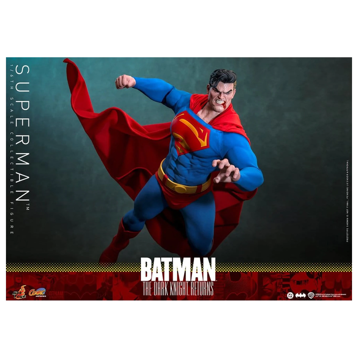 Batman: The Dark Knight Returns Comic Masterpiece akciófigura 1/6 Superman 34 cm termékfotó