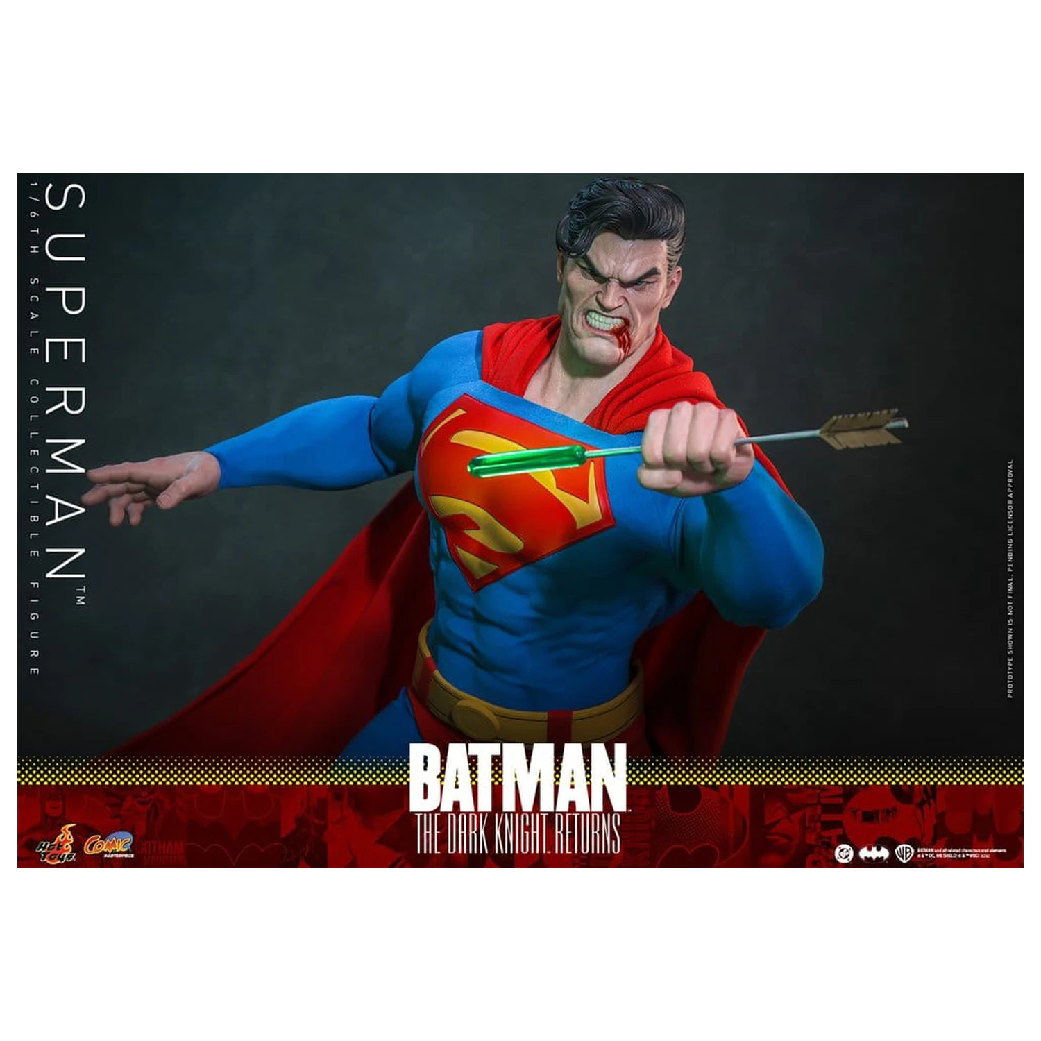Batman: The Dark Knight Returns Comic Masterpiece akciófigura 1/6 Superman 34 cm termékfotó
