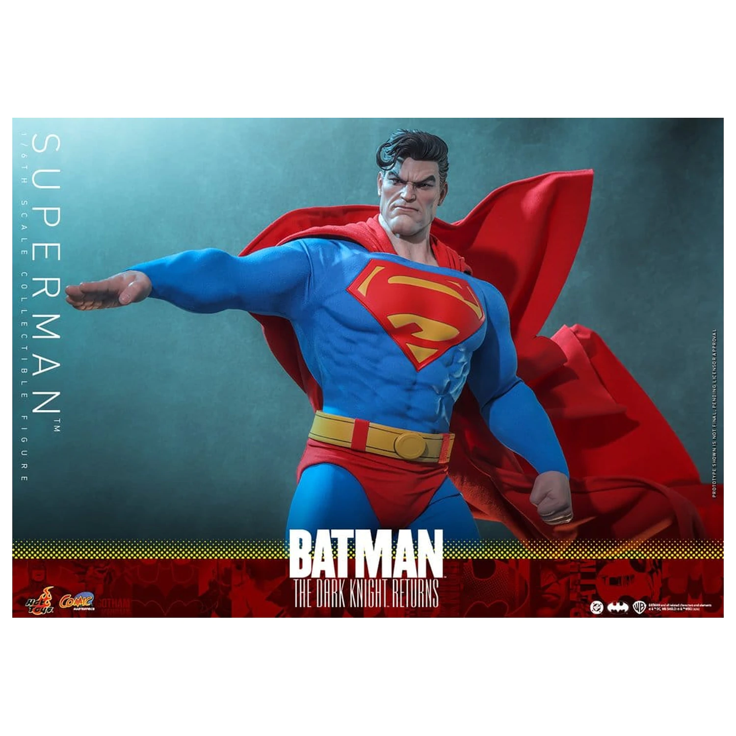 Batman: The Dark Knight Returns Comic Masterpiece akciófigura 1/6 Superman 34 cm termékfotó