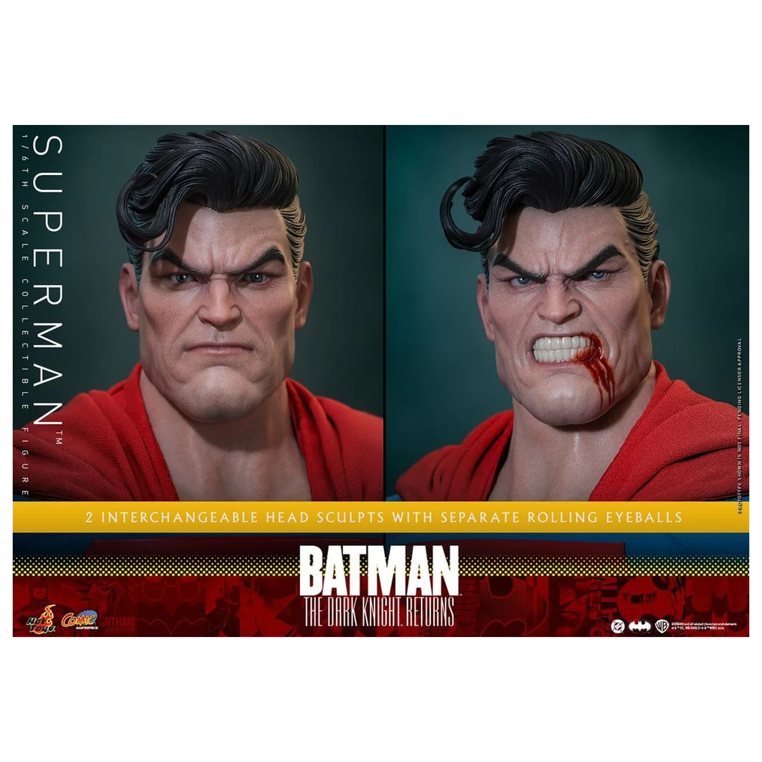 Batman: The Dark Knight Returns Comic Masterpiece akciófigura 1/6 Superman 34 cm termékfotó