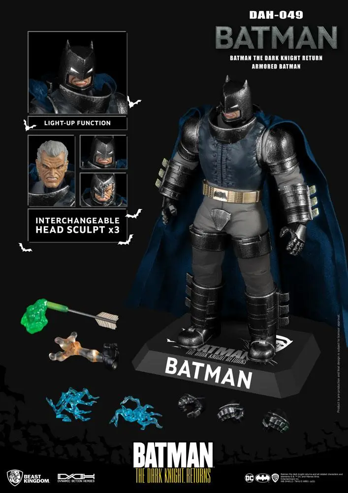 Batman The Dark Knight Returns Dynamic 8ction Heroes 1/9 Armored Batman akciófigura 21 cm termékfotó