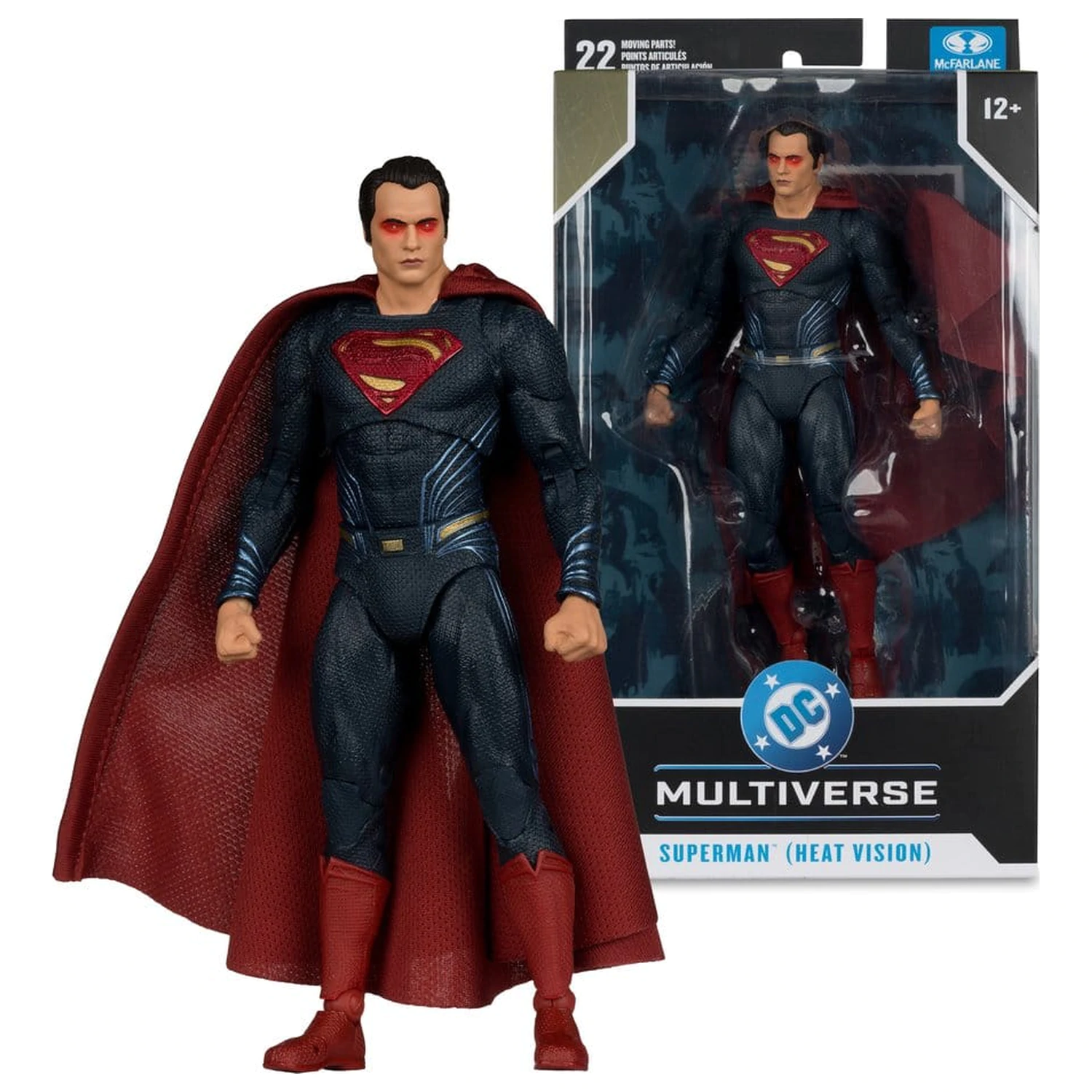 Batman v Superman: Dawn of Justice (2016) DC Theatrical Edition Superman (Heat Vision) akciófigura 19 cm termékfotó